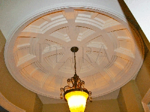 Fiberglass-interior-dome,Cofferd-dome